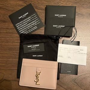 YSL slim card holder